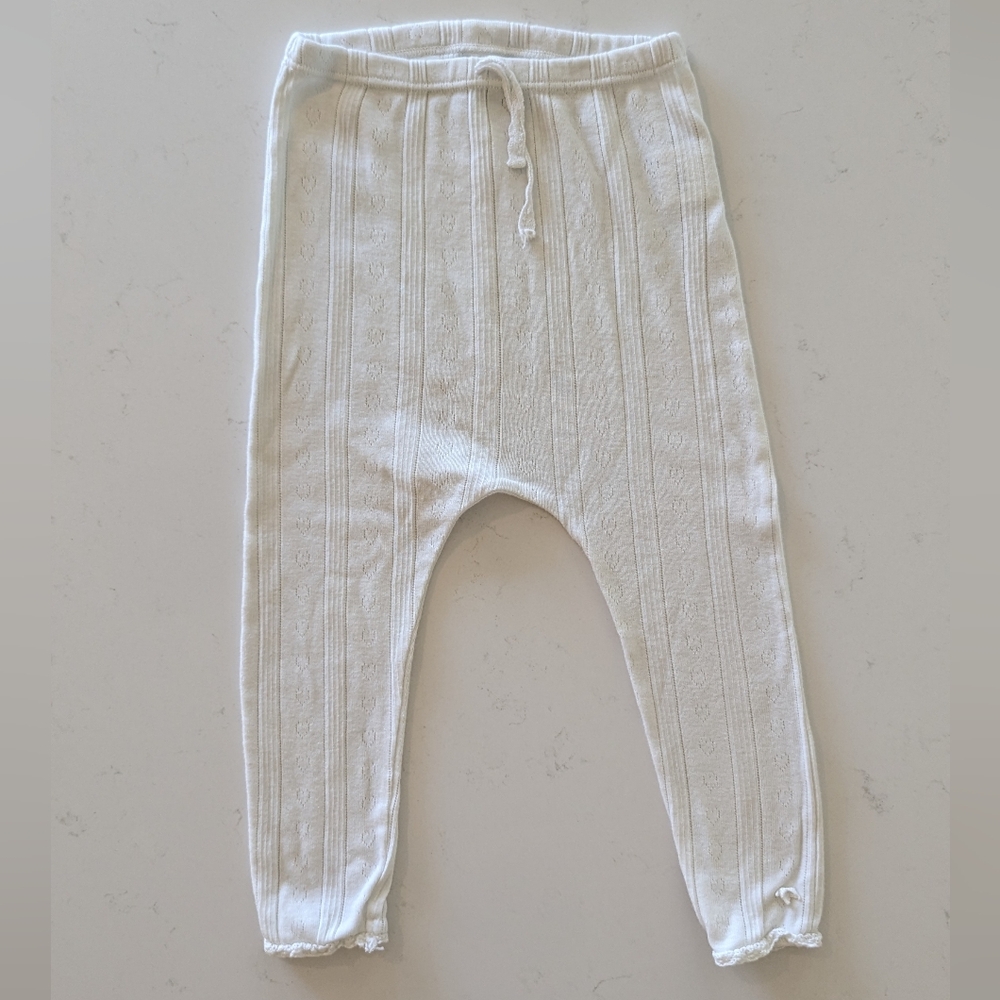 Tocoto Vintage | Pointelle Heart Leggings